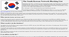 Desktop Screenshot of korea.services.net